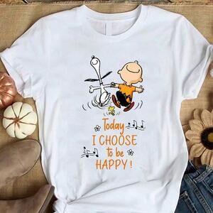 Today I Choose To Be Happy Tshirt Graphics Retro Unisex Shirt
